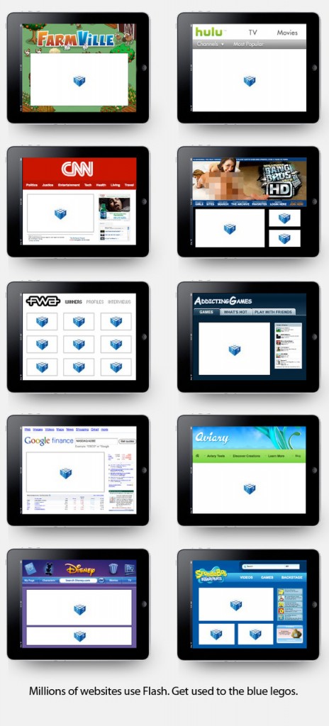legoexpress: The iPad provides the ultimate browsing experience? Millions of websites use Flash. Get tumblr kx15s6x2m01qapxx6o1 1280 464x1024 legoexpress: The iPad provides the ultimate browsing experience? Millions of websites use Flash. Get