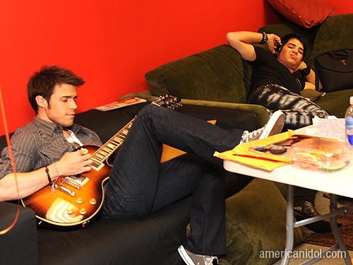 krisallen Kris Allen and Adam Lambert, American Idol