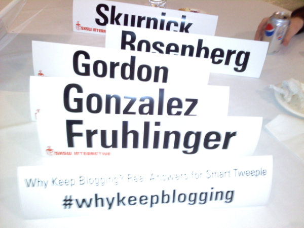 SXSW: Why Keep Blogging?