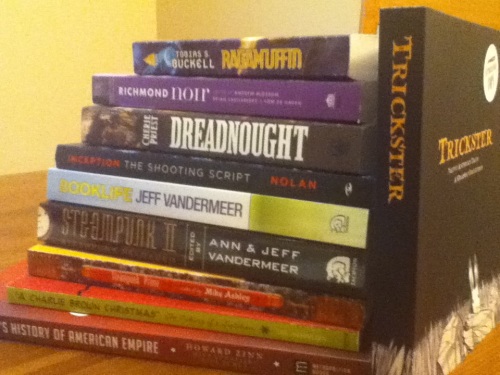 A selection from the to-be-read pile.