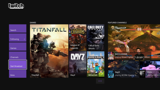 Twitch on Xbox One