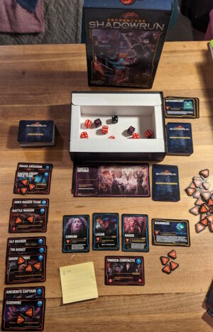 Encounters Shadowrun setup
