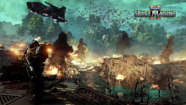 Space Marine 2 Promethium Explosion