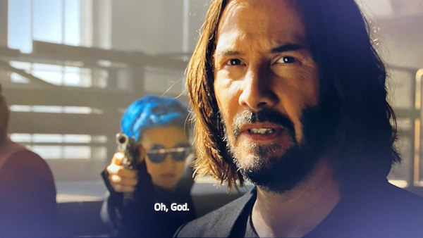 "Oh, god" Thomas Anderson in The Matrix Resurrections
