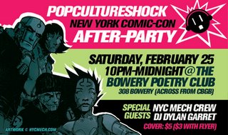 PopCultureShock NYCC After-Party